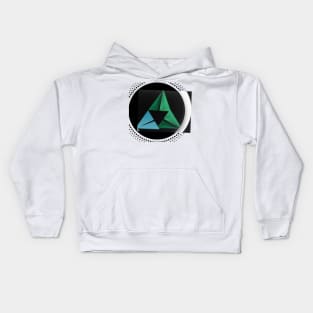 Triforce painting solutions brand logo sticker Kids Hoodie